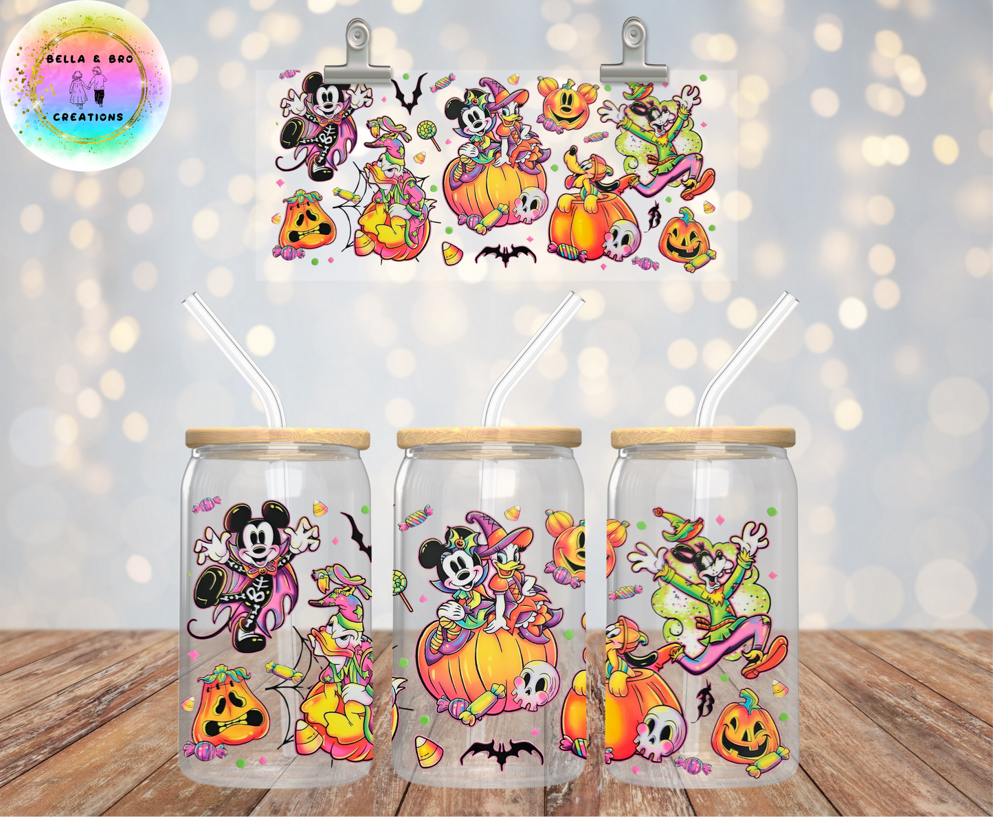 Wrap 22 Halloween 16oz UV DTF Wrap