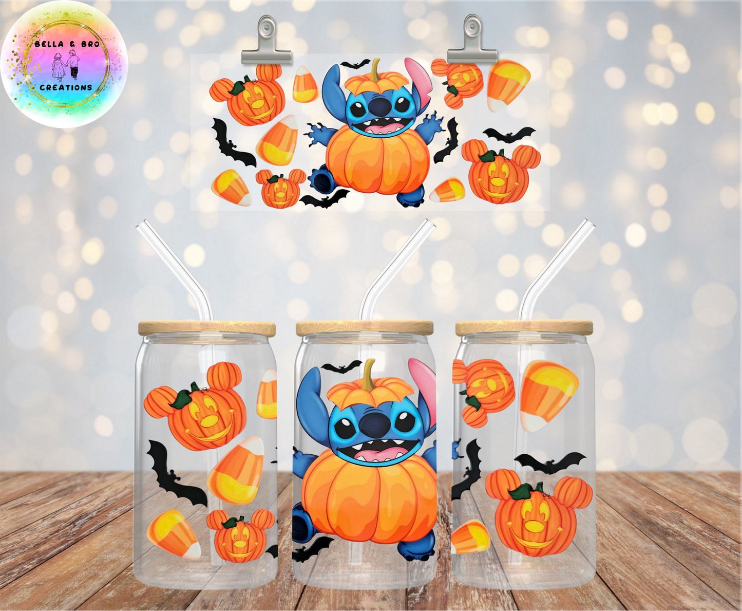 Wrap 23 Halloween 16oz UV DTF Wrap