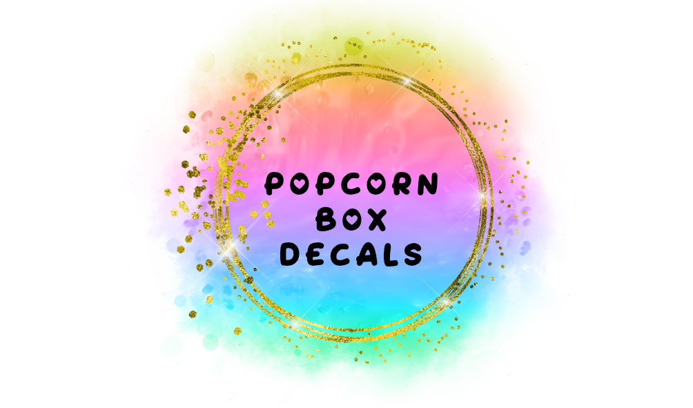 Popcorn Box Decals
