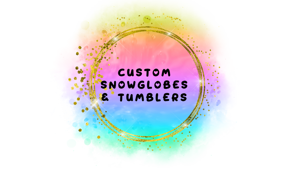 Custom Snowglobes, Tumblers & Mugs