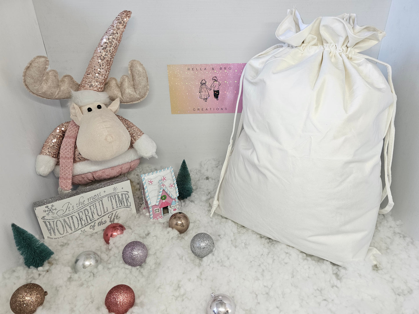 Velvet Santa Sacks - Personalised