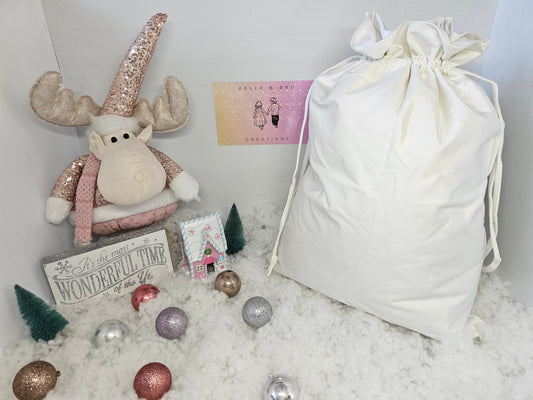 Velvet Santa Sacks - Personalised