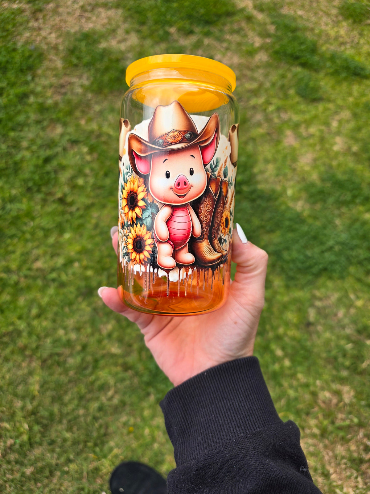 16oz Glass Tumbler