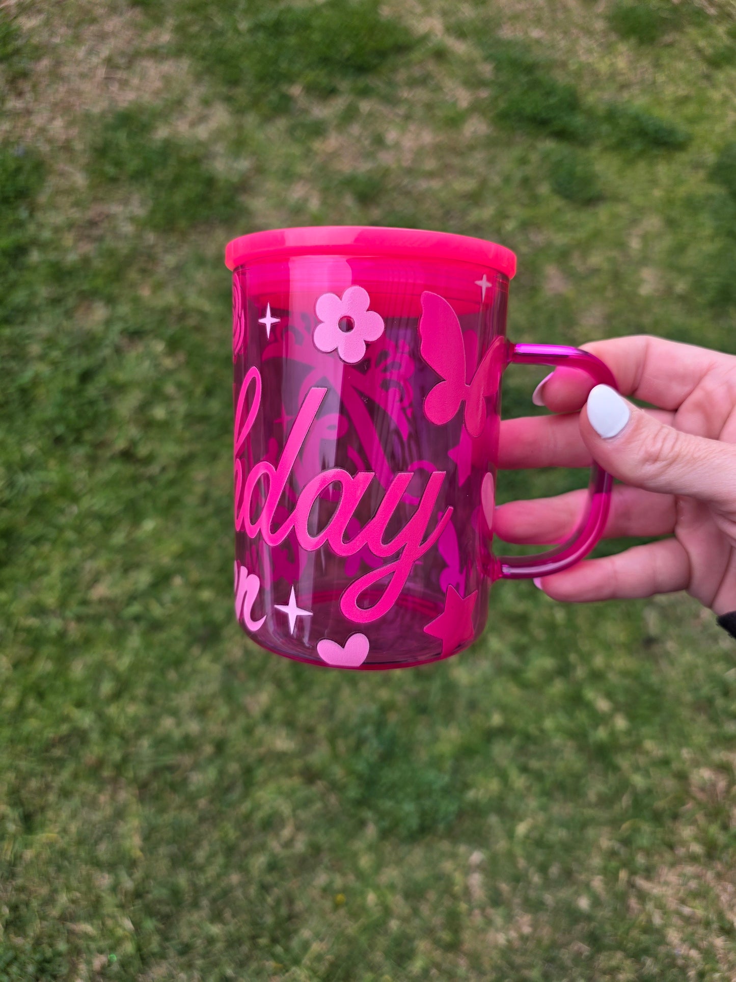 16oz Glass Mug