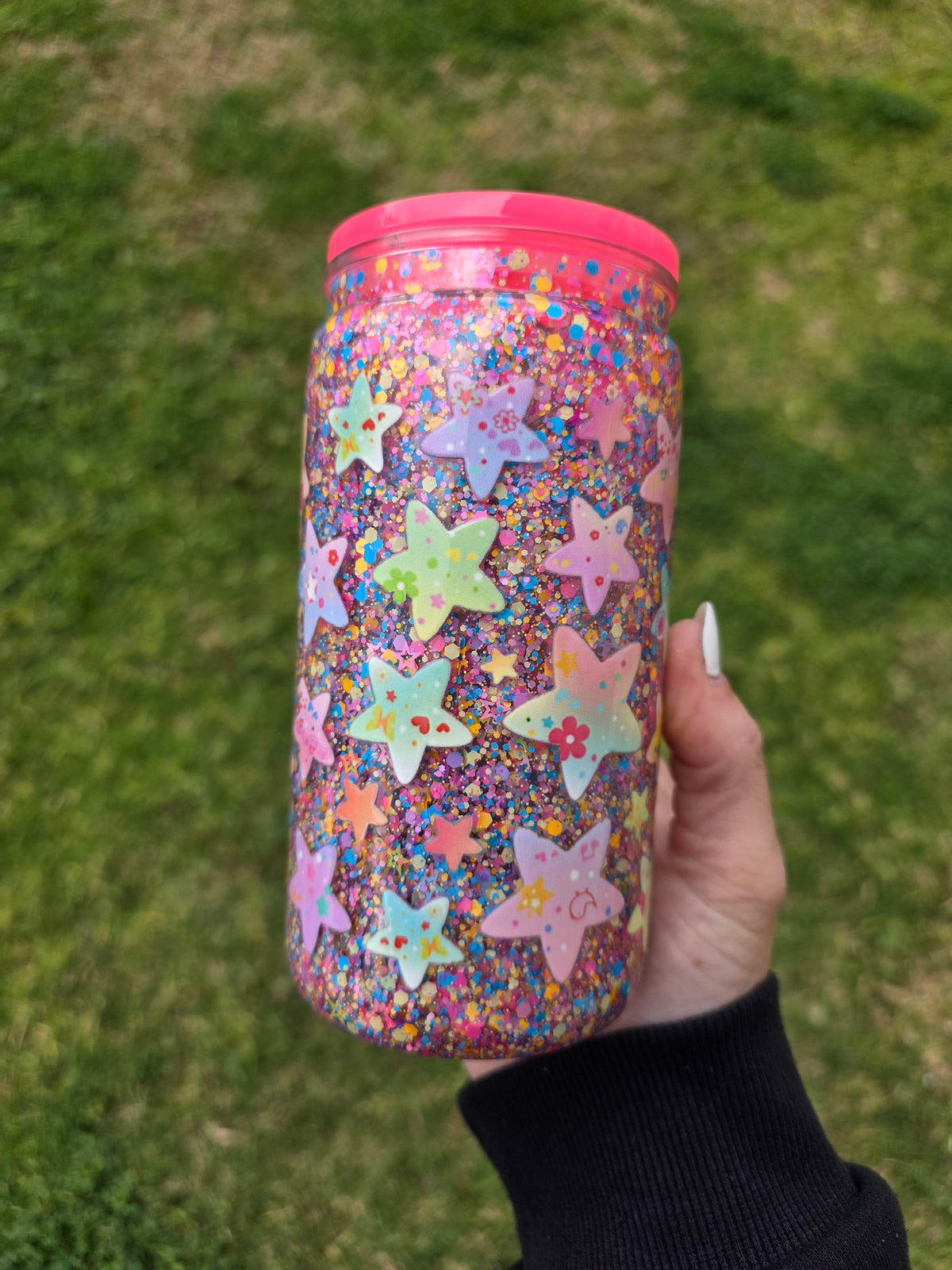 16oz Snowglobe Acrylic Tumbler