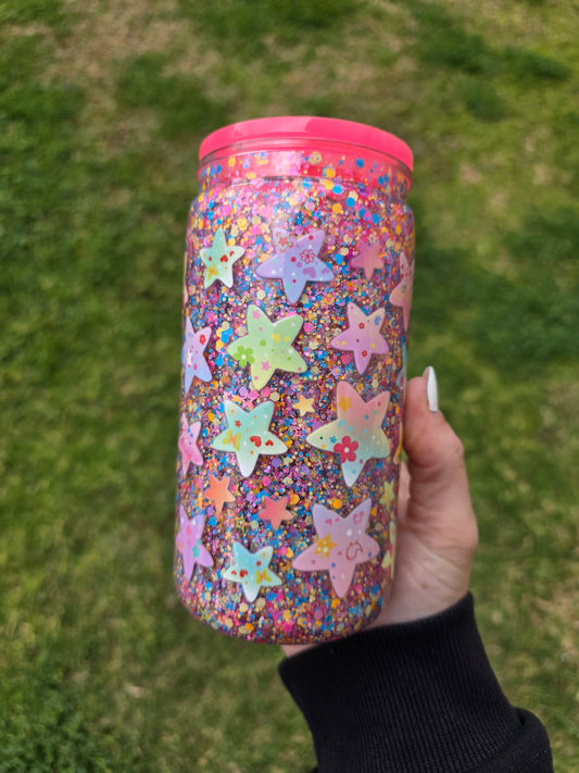 16oz Snowglobe Acrylic Tumbler