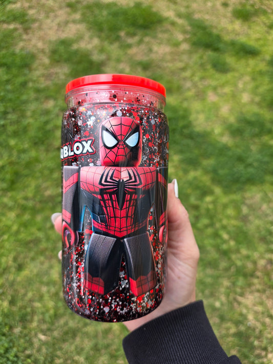 16oz Snowglobe Acrylic Tumbler