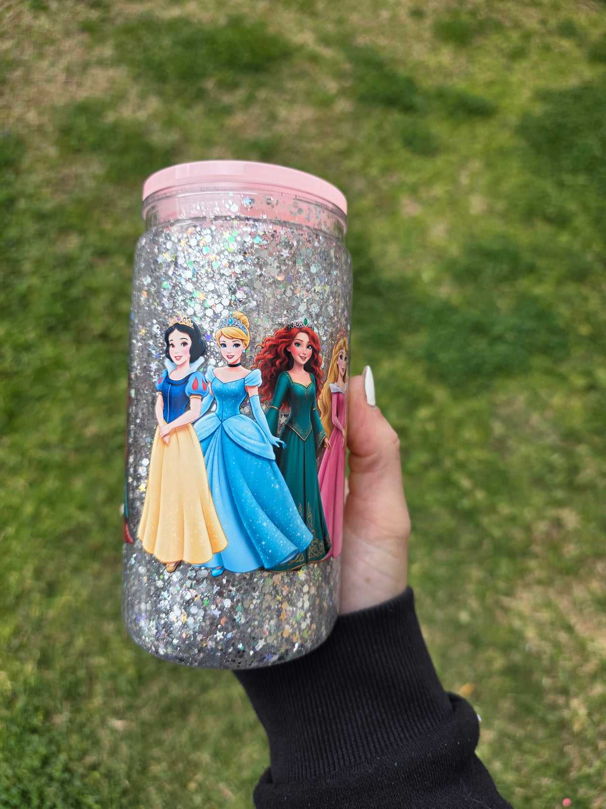 16oz Snowglobe Acrylic Tumbler