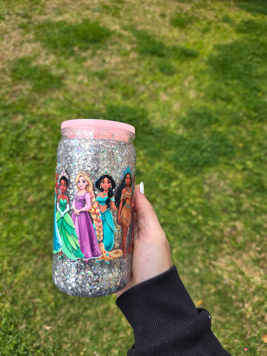 16oz Snowglobe Acrylic Tumbler