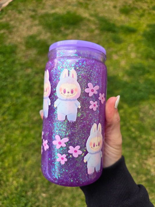 16oz Snowglobe Acrylic Tumbler