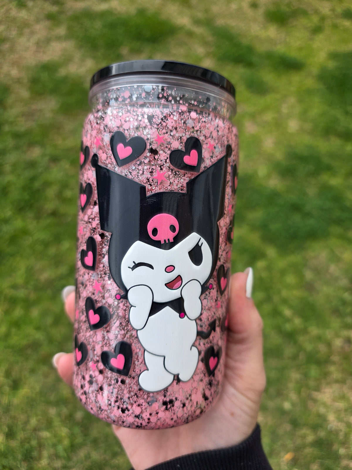 16oz Snowglobe Acrylic Tumbler