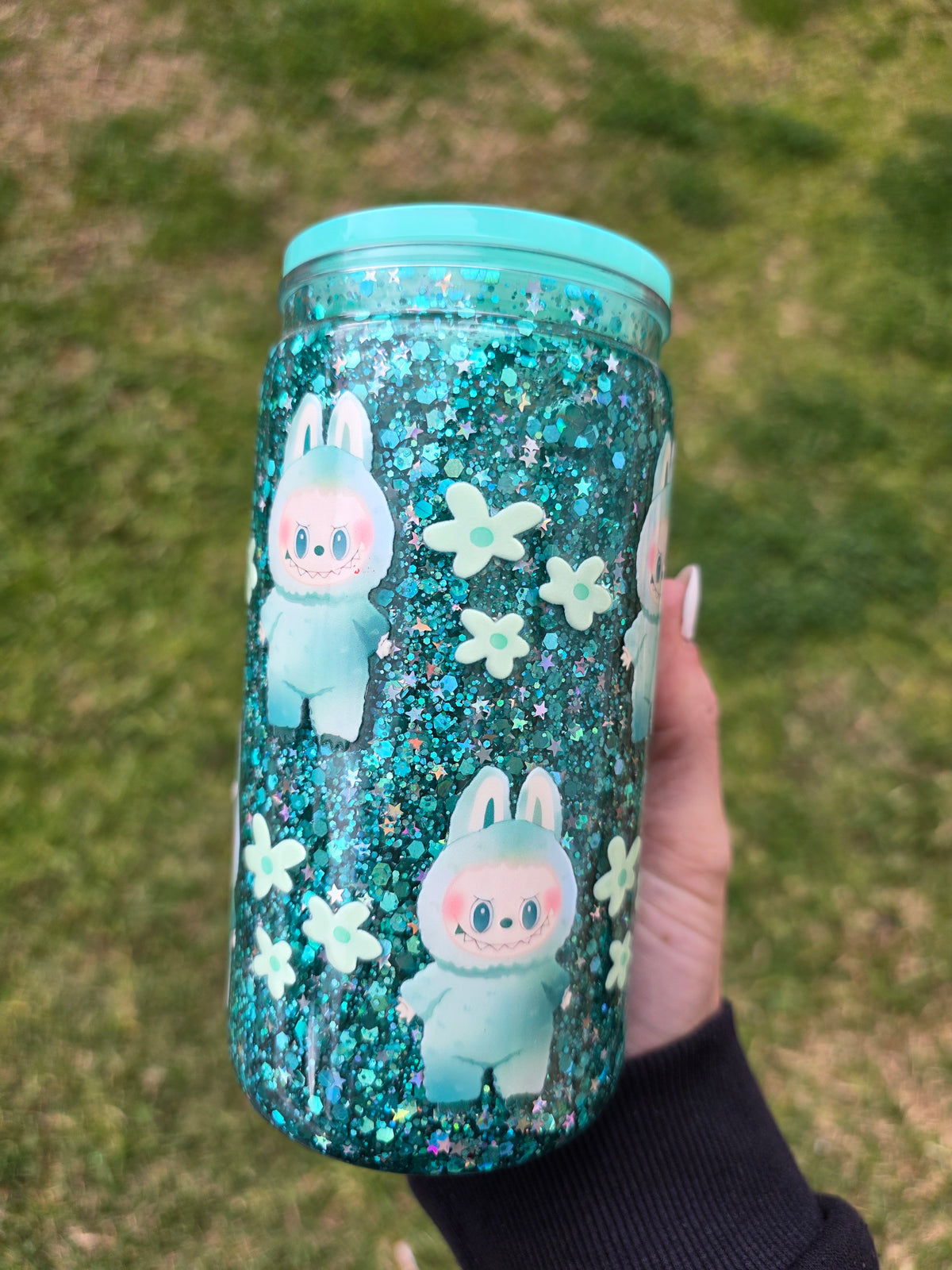 16oz Snowglobe Acrylic Tumbler