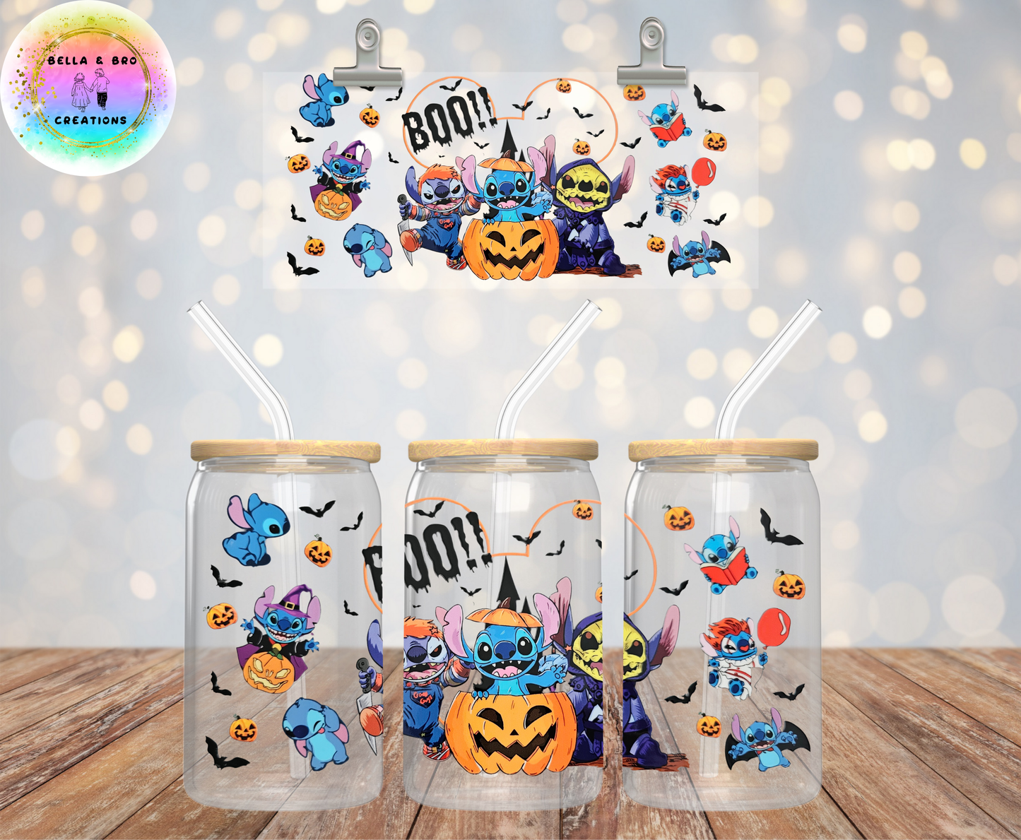 Wrap 24 Halloween 16oz UV DTF Wrap