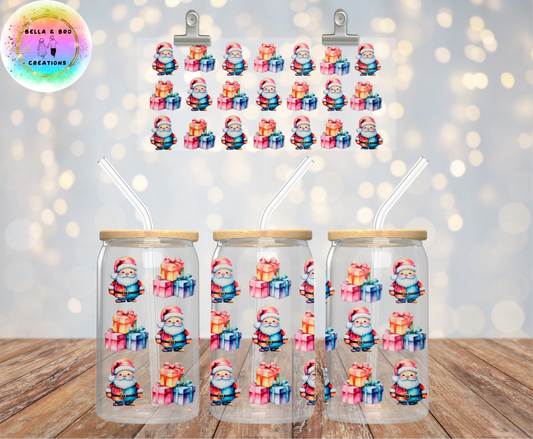 Wrap 32 Chrmas 16oz UV DTF Wrap