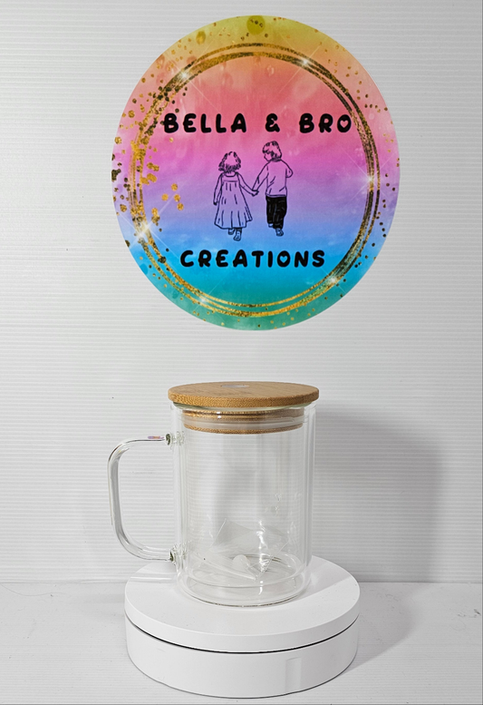Custom 16oz Glass Snowglobe Mug