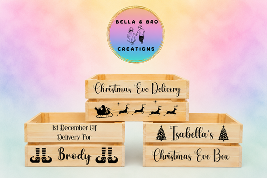 Personalised Christmas Crates